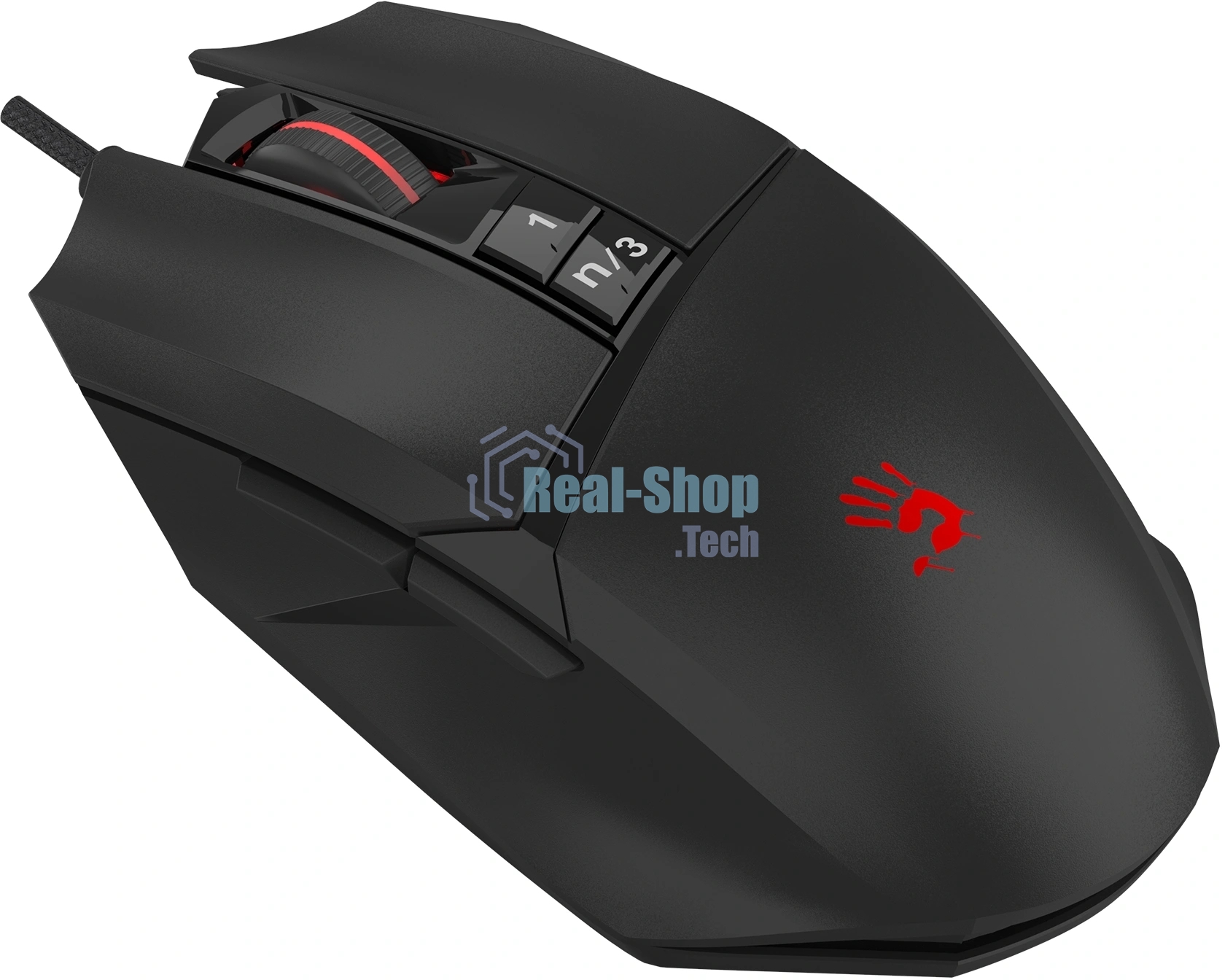 Мышь проводная A4Tech Bloody W65 Max Mini черный, 12000 dpi, USB Type-A, кнопки - 7