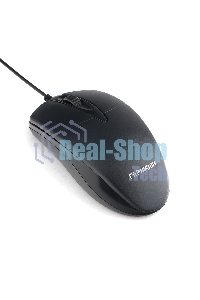 Мышь проводная Гарнизон GM-220 черный, 1000 dpi, USB, кнопки - 3