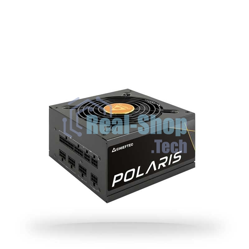 Блок питания Chieftec Polaris PPS-650FC, 650Вт, 80 PLUS Gold, 120мм, модульный, черный