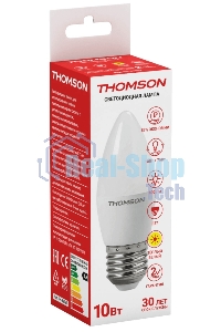 Лампа светодиодная Hiper THOMSON LED CANDLE 10W 800Lm E27 3000K TH-B2023