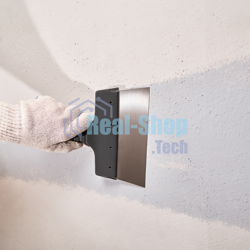 Шпатель фасадный Rexant 200 мм нержавеющая сталь, пластмассовая ручка