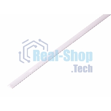 Термоусадочная трубка Rexant 3,5/1,75 мм, белая, упаковка 50 шт. по 1 м
