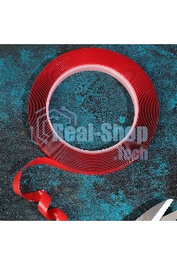 Двухсторонний скотч Rexant прозрачный 9 мм 5 м