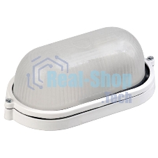 Светильник НПП 1401 60Вт E27 IP54 бел. овал ИЭК LNPP0-1401-1-060-K01