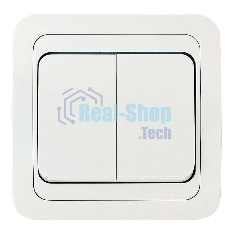 Выключатель 2-кл. Makel СП Mimoza 10А IP20 белый/белый