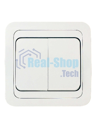 Выключатель 2-кл. Makel СП Mimoza 10А IP20 белый/белый