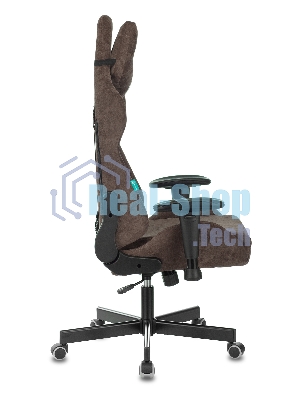 Кресло Бюрократ VIKING KNIGHT LT10 FABRIC коричневый, ткань, 120 кг, механизм качания