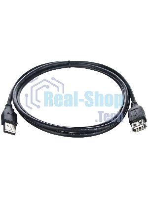 Кабель-удлинитель TELECOM USB2.0 Am-->Af 1,5 м черный TUS6990-1.5M
