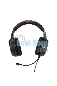 Гарнитура проводная полноразмерная игровая с микрофоном (гарнитура) ExeGate Gaming HS-520G (USB, 2x3.5мм, динамик 40мм, 20-20000Гц, длина кабеля 2.5м, регулировка громкости, RGb подсветка)