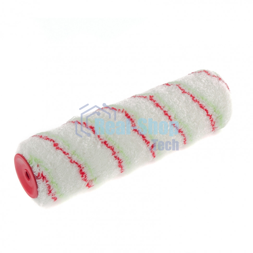 Валик Сибртех сменный Эмали, 250 мм, ворс 12 мм, D 48 мм, D ручки 8 мм, полиамид, полиакрил