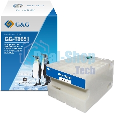 Картридж струйный G&G GG-C13T865140 T8651 черный (176мл) для Epson WorkForce Pro WF-M5690DWF/M5190DW
