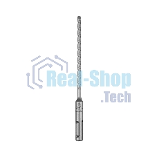 Бур по бетону Kranz SUPER 5x160 мм, профессиональный, цельная крестовая пластина, SDS PLUS