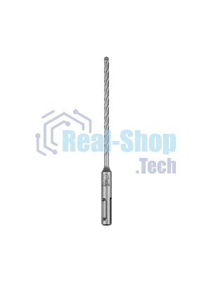 Бур по бетону Kranz SUPER 5x160 мм, профессиональный, цельная крестовая пластина, SDS PLUS