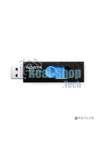 Флешка USB ADATA UV320 (AUV320-32G-RBKBL), 32Gb, USB 3.2 Gen 1, R/W 100/30, черный/голубой