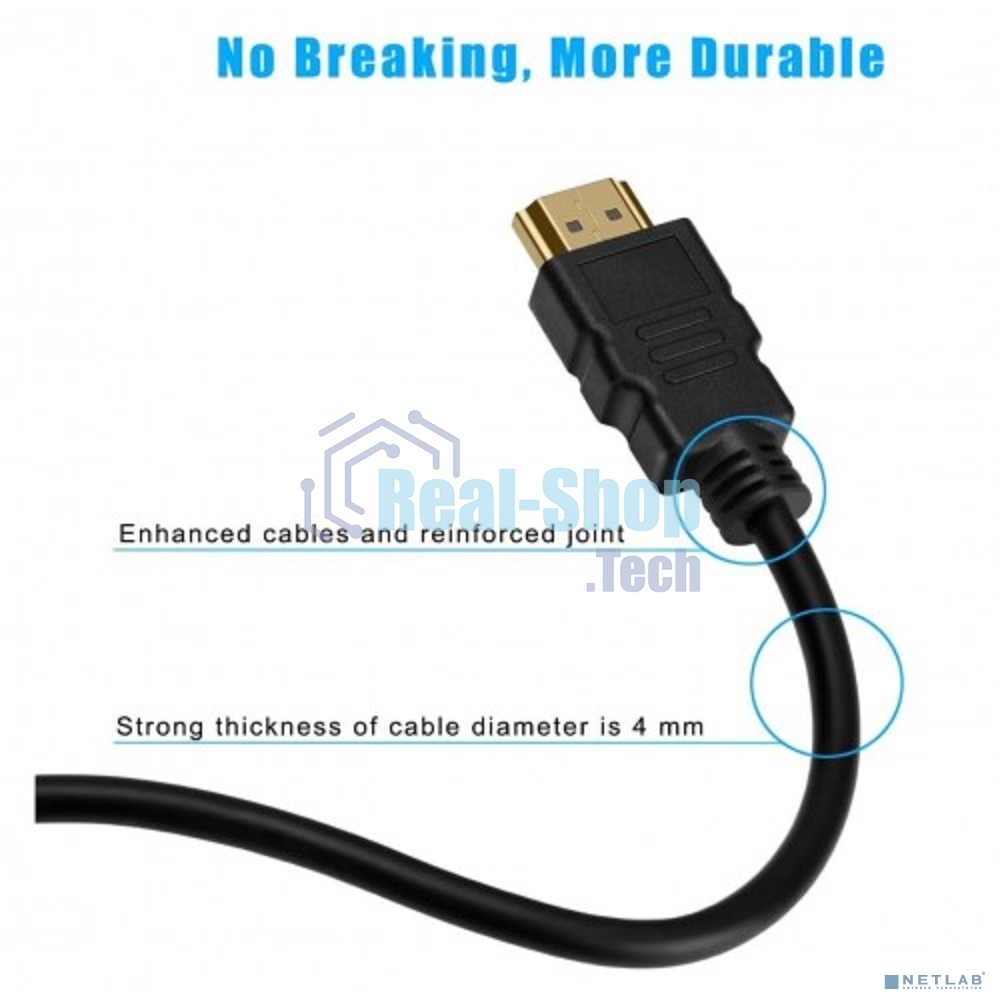Адаптер KS-is KS-315B HDMI M в VGA F, черный