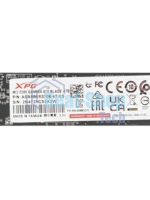 Накопитель SSD ADATA XPG BLADE S70, 4Tb, PCIe 4.0 x4, M.2 2280, NVMe, R/W 7400/6600, с радиатором