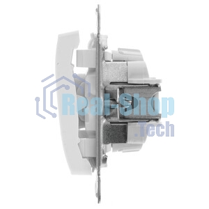 Systeme Electric Glossa Бел Кнопка нажимная, сх.1, 10АХ