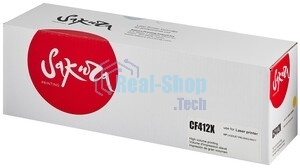 Картридж лазерный Sakura CF412X для HP LaserJet Pro M452nw, M452dn, M477fnw, M477fdw, M477fdn, M377dw, желтый, 5000 к.