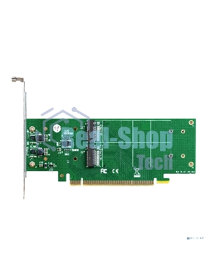 Переходник ExeGate EXE-597E4 (4 x M.2 M key -> PCI-E x16 v3.0, для установки четырех SSD M.2 2230/2242/2260/2280/22110 M key NGFF в слот PCI-E, материнская плата должна быть c функции Bifurcation PCI-E)