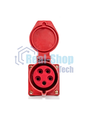 Розетка наруж. уст. 32А 380В 3P+РЕ+N IP44 (125) EKF ps-125-32-380
