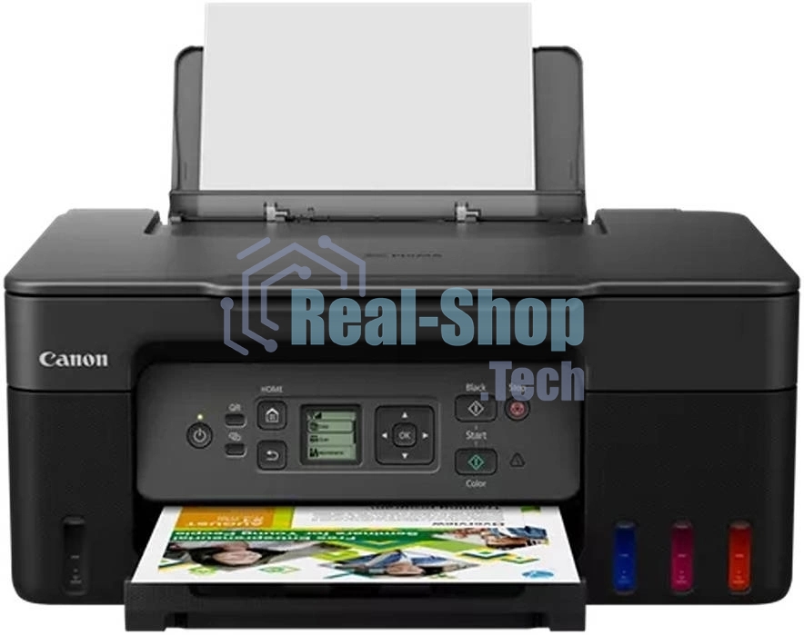 МФУ струйное Canon Pixma G3470 (5805C029AA), A4, цветной, печ. до 11/6 стр/мин. (ч/б/цв.), 4800 x 1200 dpi (печ.), 600x1200dpi (скан.), USB, Wi-Fi черный