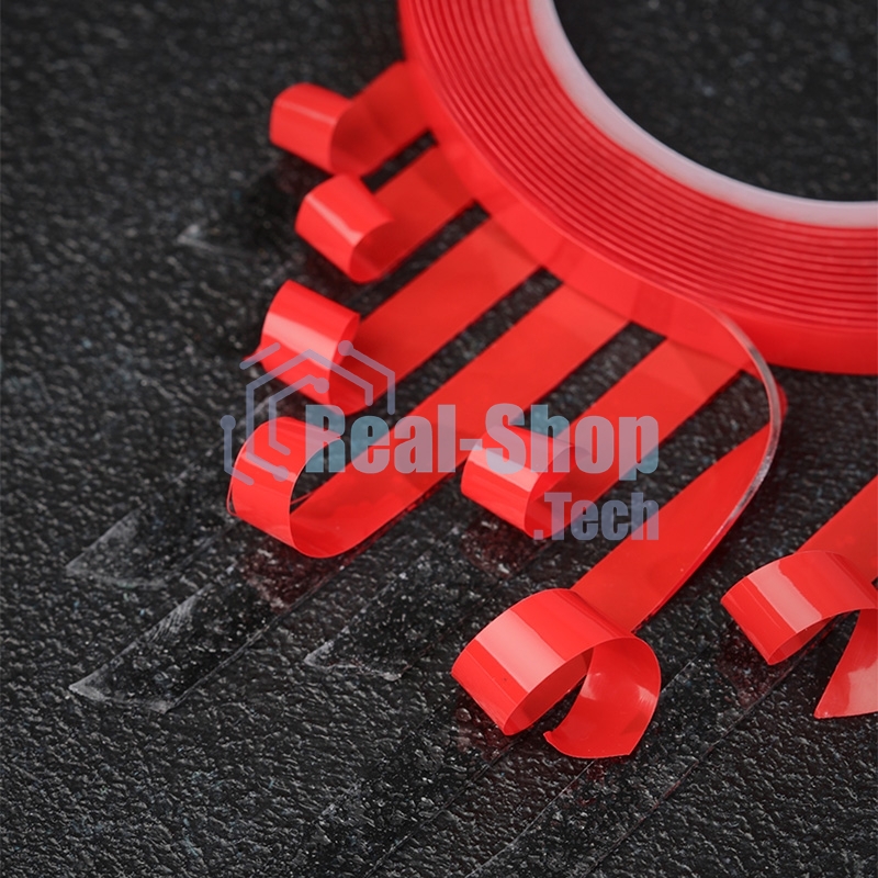 Двухсторонний скотч Rexant прозрачный 9 мм 5 м