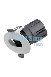 Светильник встраиваемый поворотный Rexant Horeca Dark Light с антиослепляющим эффектом 12 Вт 4000 К Oval LED WHITE