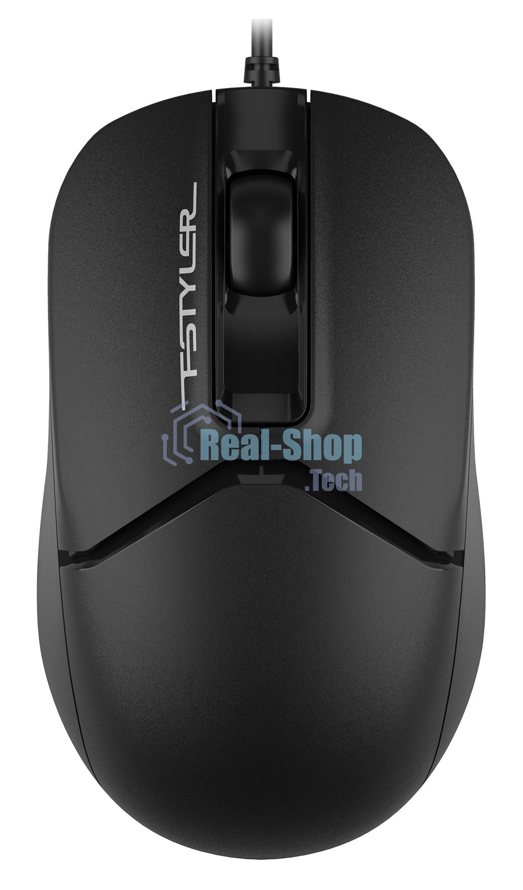 Мышь проводная A4Tech Fstyler FM12S черный, 1200 dpi, USB, кнопки - 3