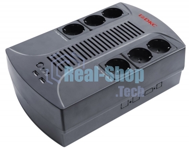 Источник бесперебойного питания DKC INFOPDU600 / 600 ВА / 360 Вт / 6 x CEE 7 (евророзетка)