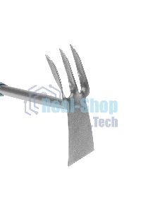 Мотыжка комбинированная 3 витых зубца с металлической ручкой ЧЕТЫРЕ СЕЗОНА