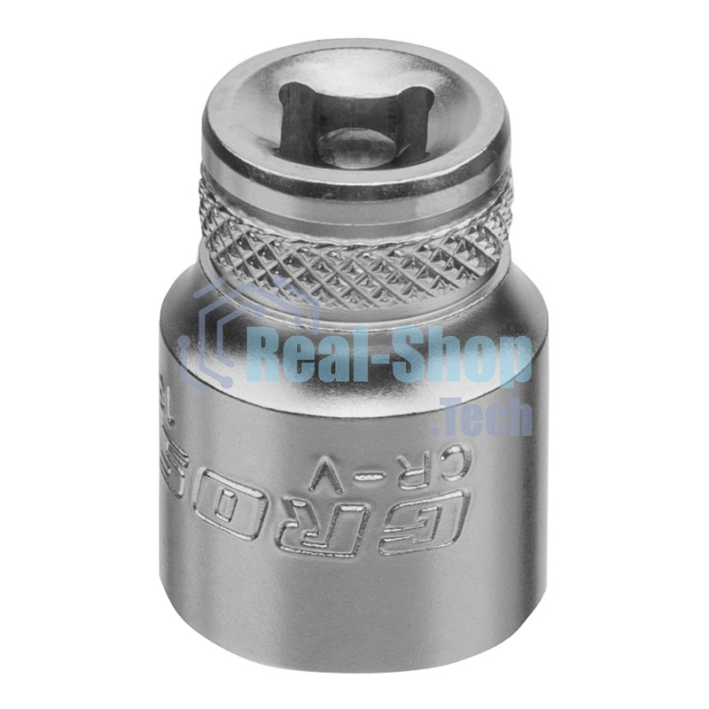 Набор торцевых головок Gross, трещотка 120 зубьев, 12 предметов, 1/4