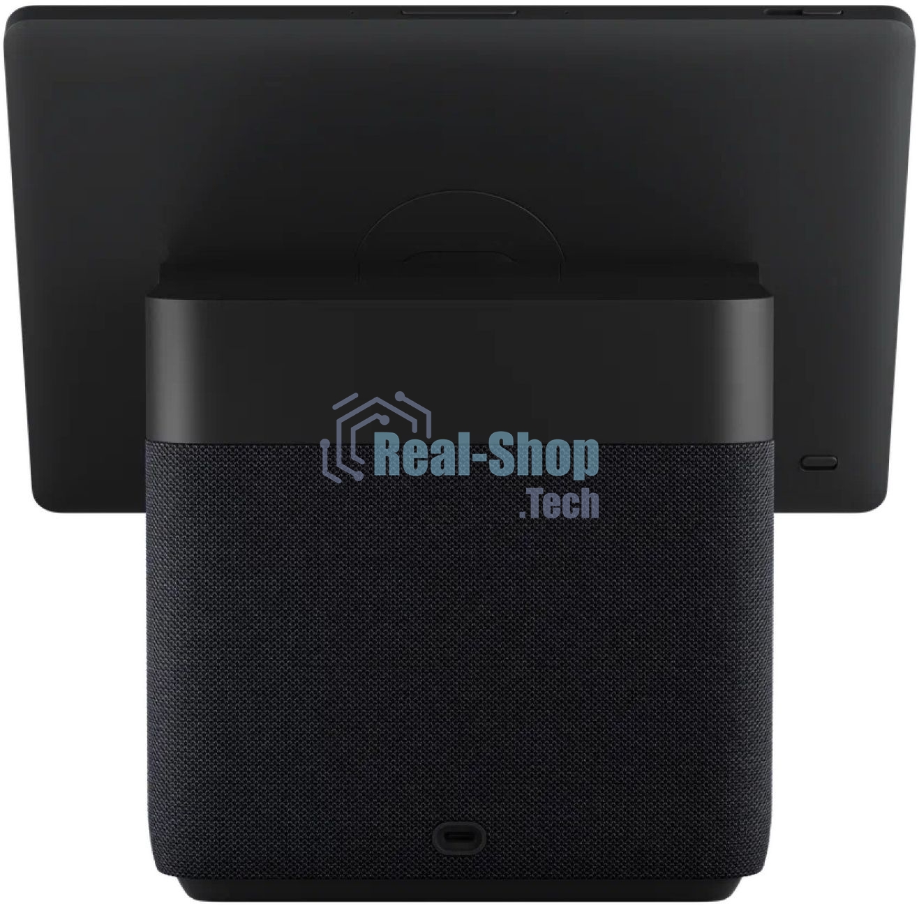 Умная колонка Яндекс Станция Дуо Макс, Zigbee, с дисплеем, 60Вт, с голосовым ассистентом Алиса на YaGPT, черный (YNDX-00055BLK)