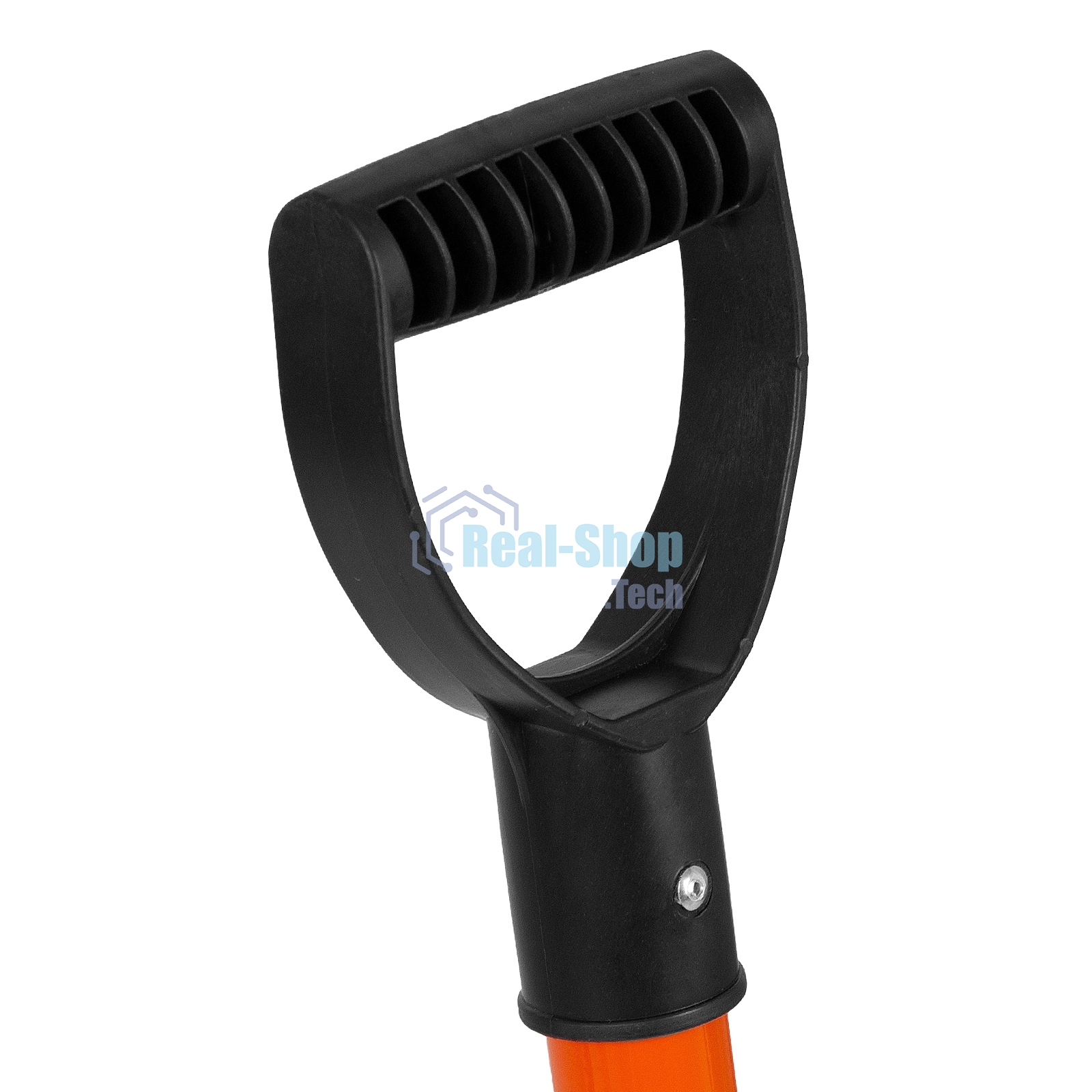 Лопата для уборки снега полипропиленовая, 275х365х790 мм, стальной черенок, Stels