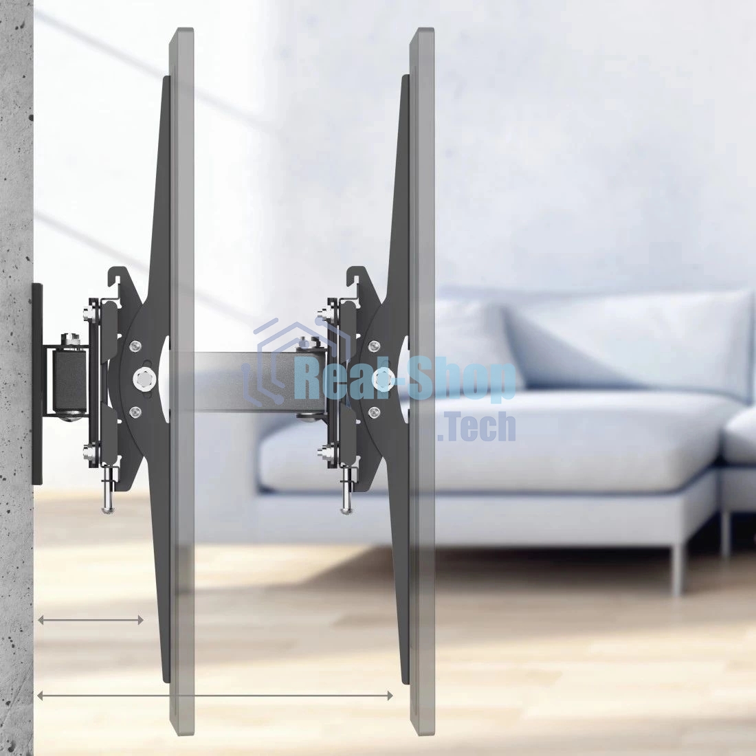 Кронштейн для телевизора Hama 00220832 черный 32