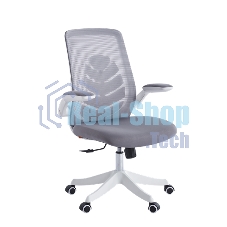Кресло офисное для оператора Chairman CH565 серый, белый пластик