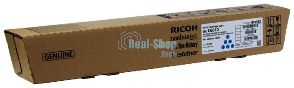 Тонер картридж Голубой IM C6010/Print Cartridge Cyan IM C6010