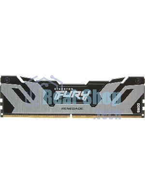 Оперативная память Kingston Fury Renegade, DDR5, 48Gb (1x48GB), 6000MHz, CL32, DIMM, с радиатором, серебристый