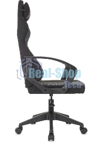 Кресло игровое Zombie Carry черный/серый, крестов. пластик