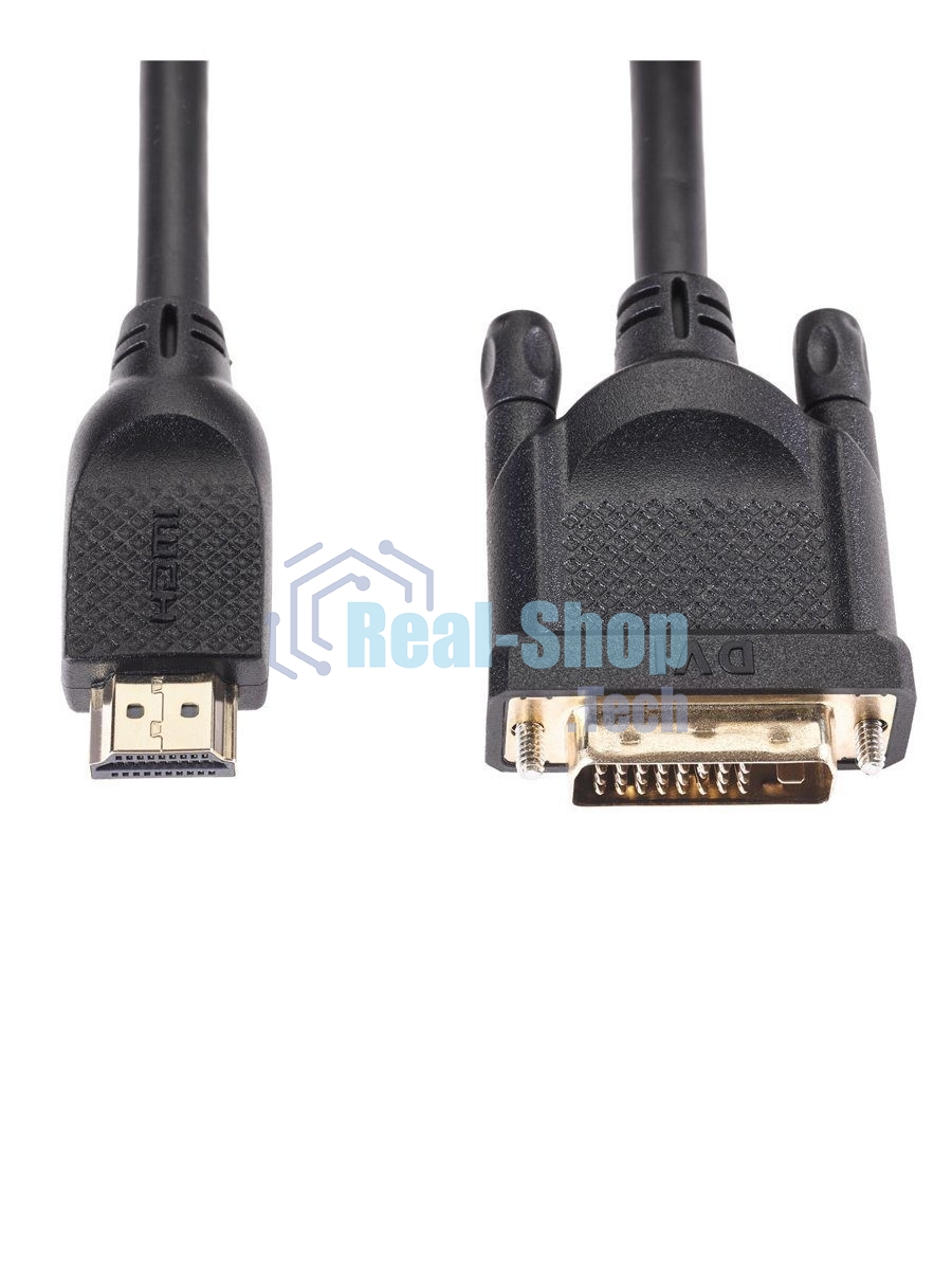 Кабель HDMI AM/DVI(24+1)M, 7.5м, CU, 1080P@60Hz, 2F, VCOM CG484GD-7.5M