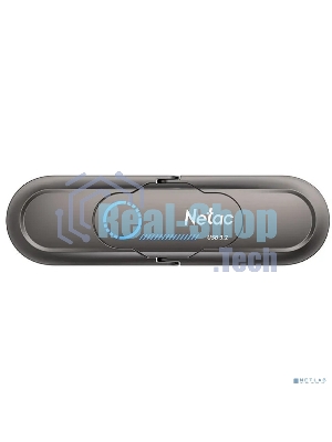 Флешка USB Netac US9 (NT03US9C-256G-32TA), 256Gb, USB 3.2 Gen2 Type-A/USB Type-C, R/W 1000/900, серебристый