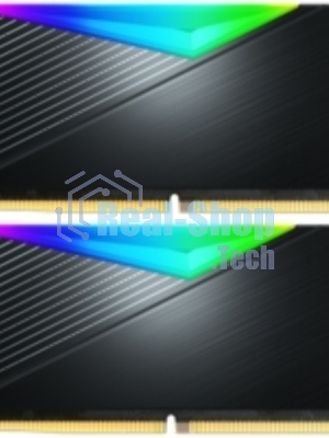 Оперативная память XPG Lancer, DDR5, 32Gb (2x16Gb), 6400MHz, CL32, DIMM, с радиаторами, RGB, черный