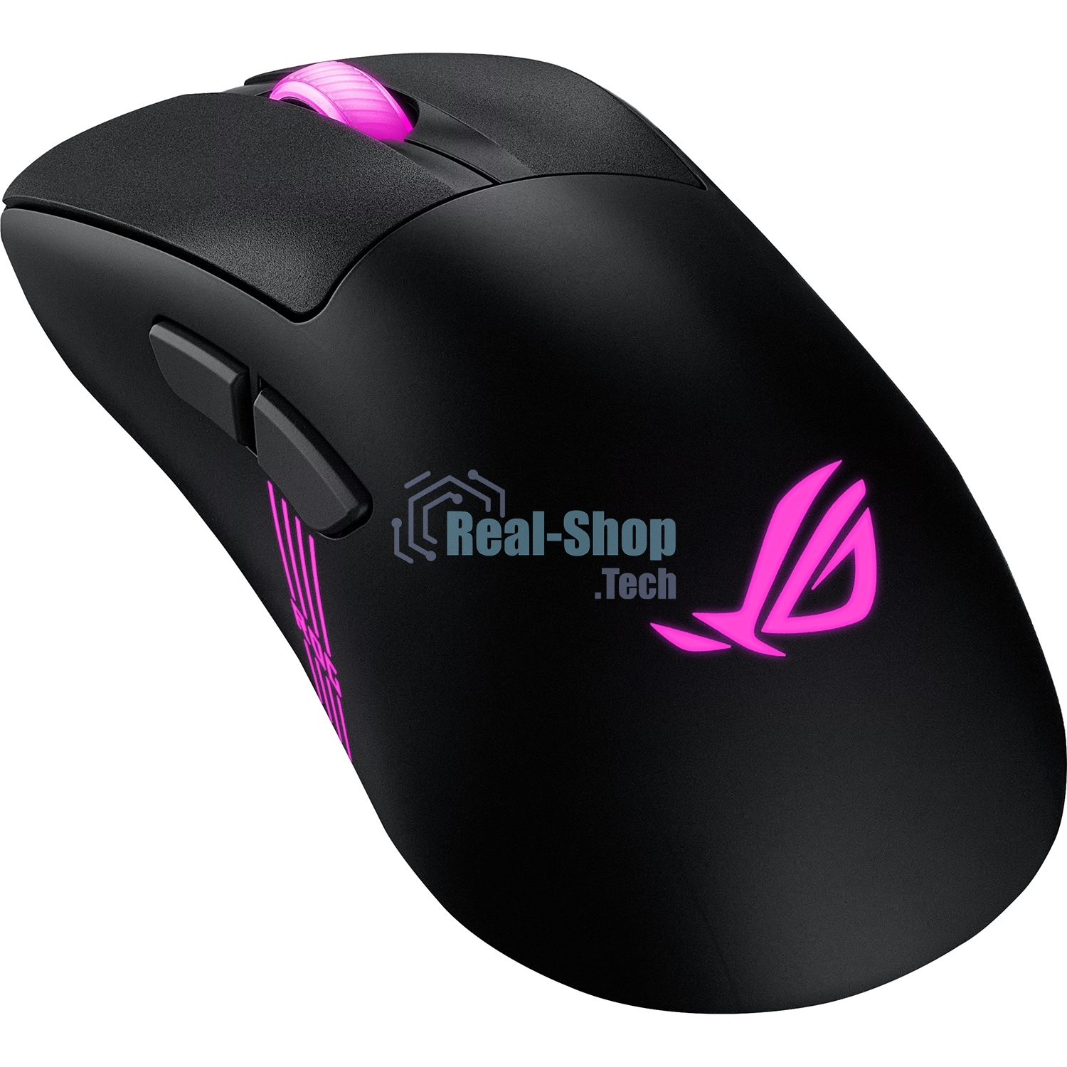 Мышь беспроводная/проводная ASUS ROG Keris II Origin чёрный, 42000 dpi, USB Type-A, радиоканал, Bluetooth, кнопки - 5