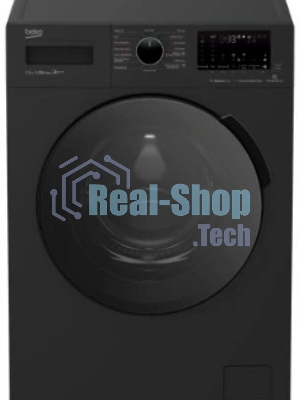 Стиральная машина Beko WSPE7H616A темно-серый, загрузка фронтальная 7,5 кг, 1200 об/мин., класс: А