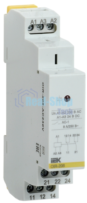 Реле промежуточное OIR 3 конт. (16А) 230В AC ИЭК OIR-316-AC230V