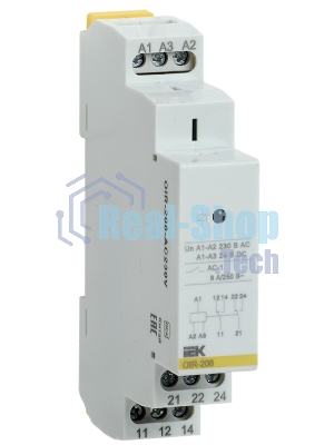 Реле промежуточное OIR 3 конт. (16А) 230В AC ИЭК OIR-316-AC230V