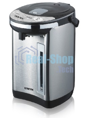 Термопот Centek CT-1084 (сталь) 6.0л, 750Вт, 2 способа подачи воды, двойная защита от перегрева