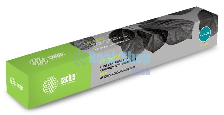 Картридж лазерный Cactus CS-C2503Y желтый (9500 стр.) для Ricoh Aficio MP C2003SP/MP C2004ASP/MP C2011SP