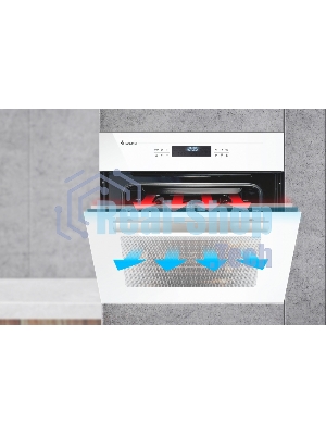 Духовой шкаф электрический Gefest ЭДВ ДА 622-04 БS белый, встраиваемый