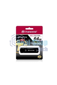 Флешка USB Transcend JetFlash 750 (TS64GJF750K), 64Gb, USB 3.0, R/W 130/40, черный