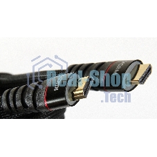 Кабель HDMI 19M/M ver. 2.0 черные коннекторы, 1.8m VCOM <CG526S-B-1.8M> Blister Кабель HDMI 19M/M ver. 2.0 черные коннекторы, 1.8m VCOM <CG526S-B-1.8M> Blister